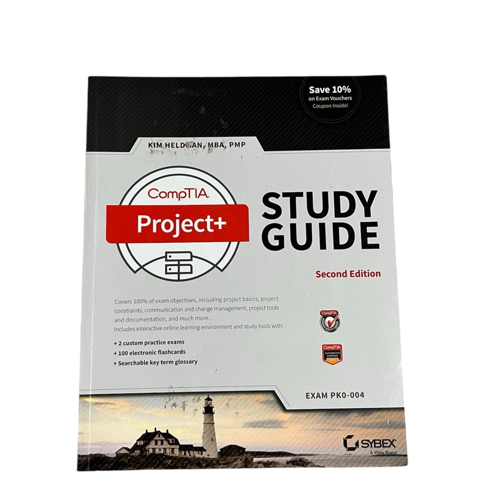 ▪️KIM HELDMAN: Sybex CompTIA Project+ Study Guide Exam PK0-004 book preowned▪️